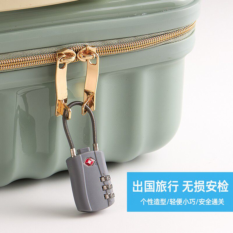 出国海关锁 tsa密码锁拉杆箱包旅行箱防盗锁托运通关锁行李箱挂锁