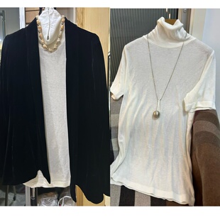 闭眼入就完了!自留推荐 天丝羊毛女打底衫中高领天丝软糯亲肤T恤