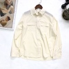 5.05 Circle Fans Simplicity Long sleeved shirt All-match single product] XP-ZK5501-505