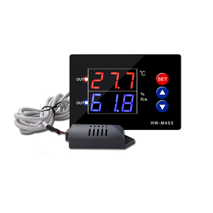 高精度恒温恒湿控制开X关双输出仪表 M453智能数显温湿度控制器