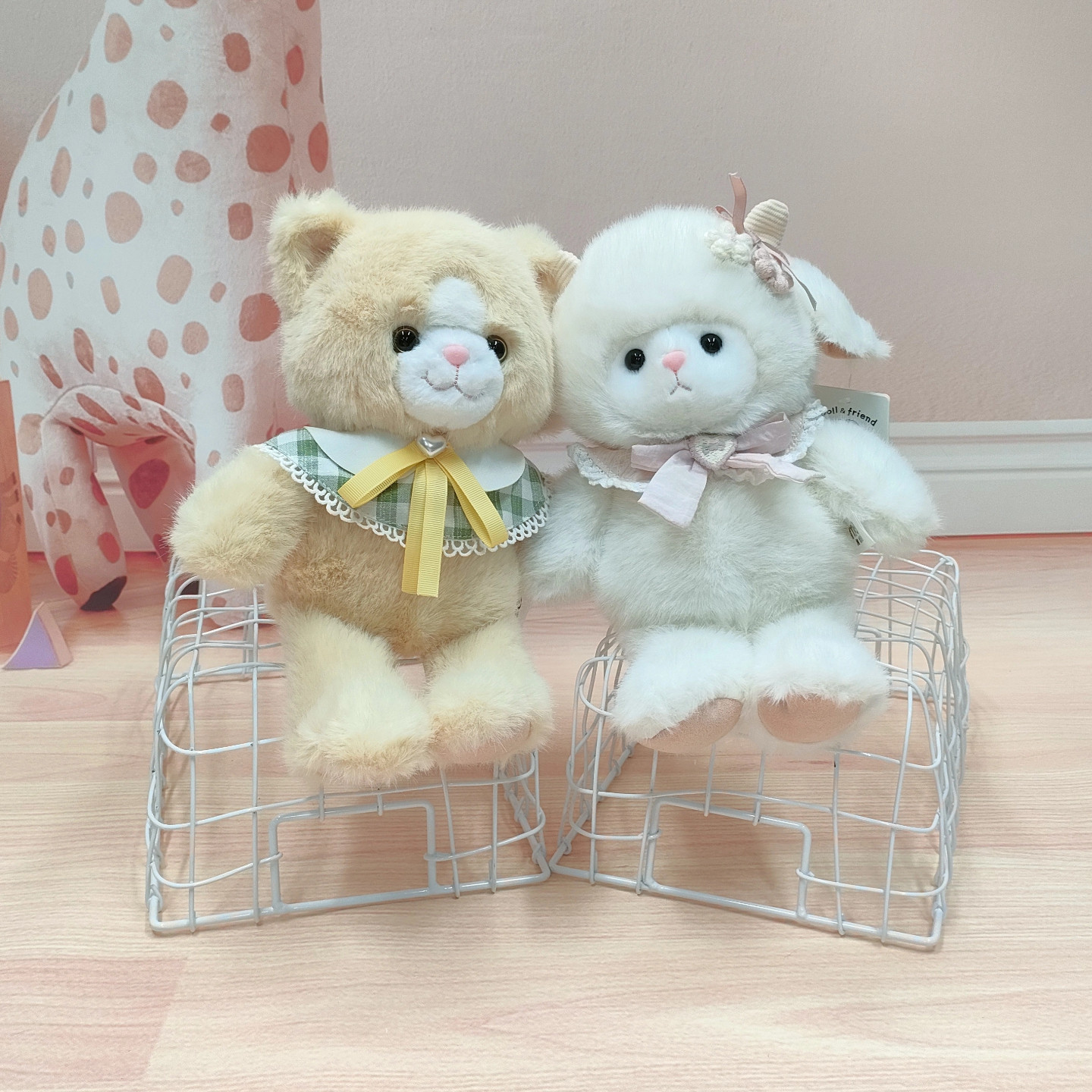 美格海悠米小羊奶萌毛绒玩具治愈猫咪公仔宝宝安抚玩偶睡觉娃娃,玩具/童车/益智/积木/模型,毛绒/玩偶/公仔/布艺类玩具,淘宝优惠券,粉丝福利购,淘宝优惠卷