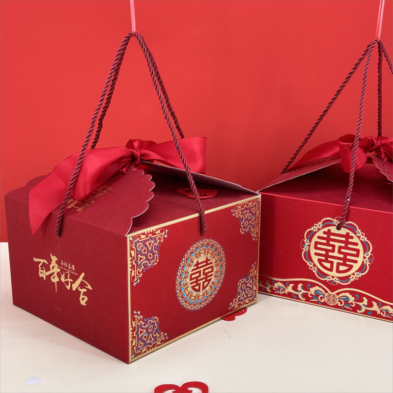 结婚乔迁生日过寿百年好合磨砂喜糖盒手提伴手礼盒结婚蛋糕盒方盒,节庆用品/礼品,糖盒/糖盒配件,淘宝优惠券,粉丝福利购,淘宝优惠卷