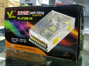 YG-250W 12V 20A监控开关电源 集中供电电源 开关电源 足安议价