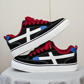 学生板鞋 男小众设计潮流百搭休闲鞋 子 面包帆布鞋 2026春秋新款