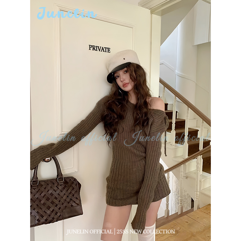 2025年秋季内搭松弛感针织棕色