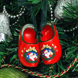 圣诞节小挂饰创意挂件平安夜派对装饰品荷兰木鞋小摆件礼物送朋友