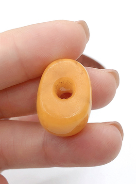 天然老蜜蜡饼子满蜜橘皮墩子全品吊坠云纹风化纹非二代无优化散珠