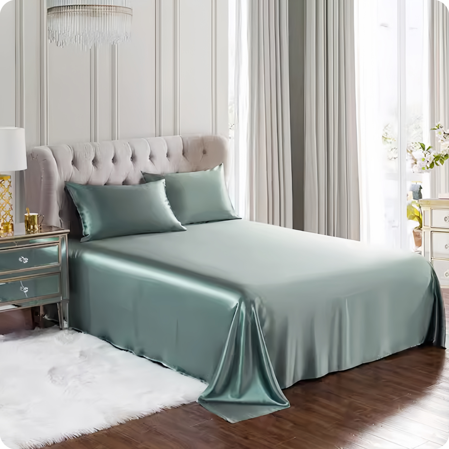 6A正品40姆米无缝重磅真丝床单100%桑蚕丝单双人床单加厚酒店