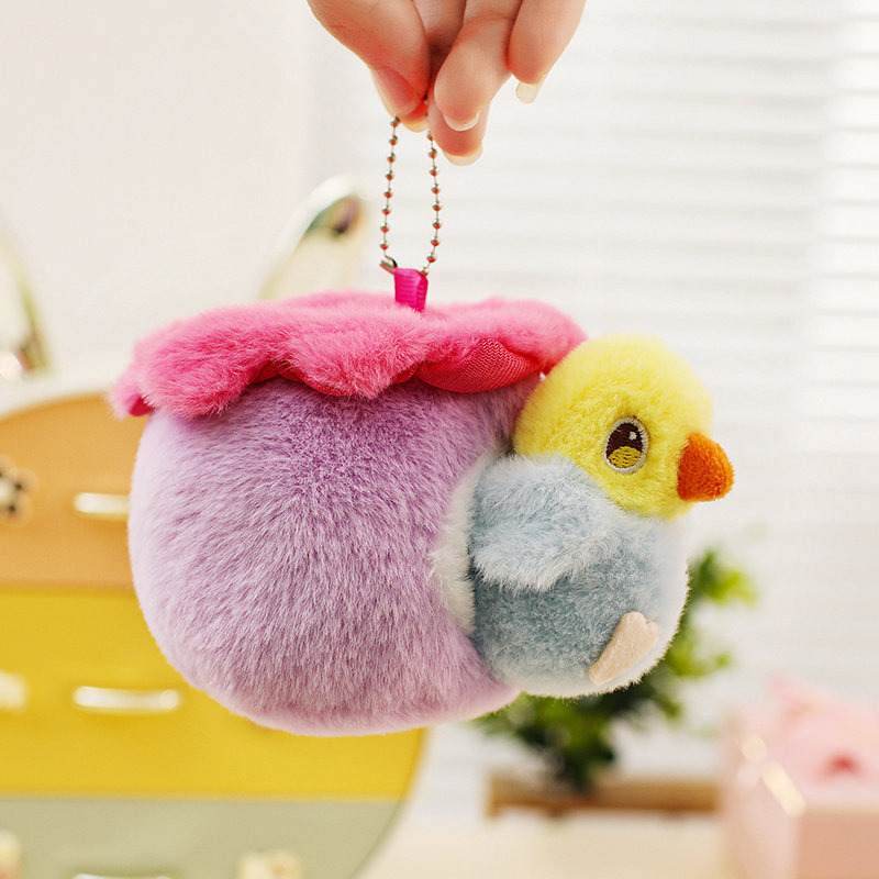 可爱小鸟挂件仿真鸟窝玩偶鸟巢儿童礼物女学生背包包挂饰钥匙扣,玩具/童车/益智/积木/模型,毛绒/玩偶/公仔/布艺类玩具,淘宝优惠券,粉丝福利购,淘宝优惠卷