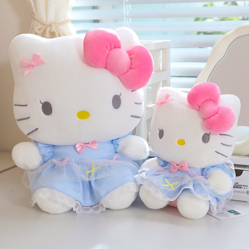 HelloKitty毛绒公仔蝴蝶结玩偶图片