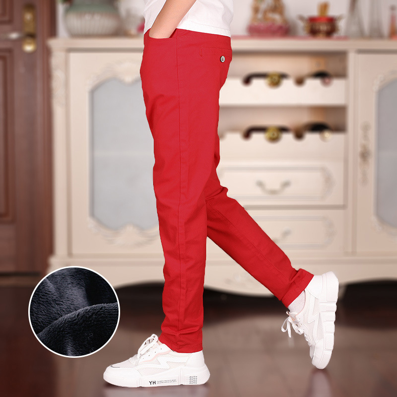 高尔夫儿童秋冬加绒裤中大童球裤