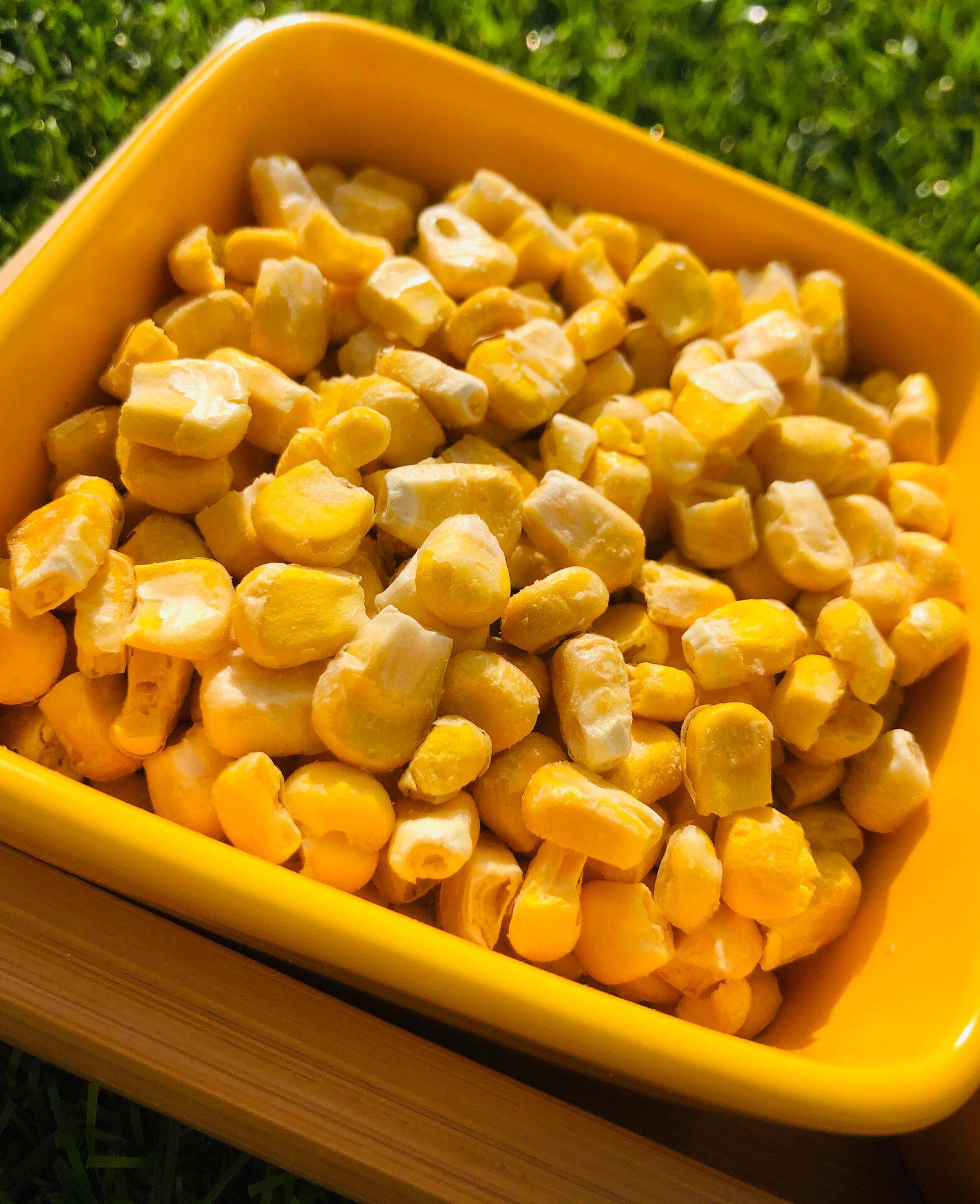 花花家冻干玉米仓鼠金丝熊通心粉花枝鼠躺手零食冻干甜玉米粒