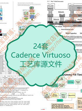 Cadence Virtuoso工艺库NCSU电路CSM数字后端库smic库OA库tsmc