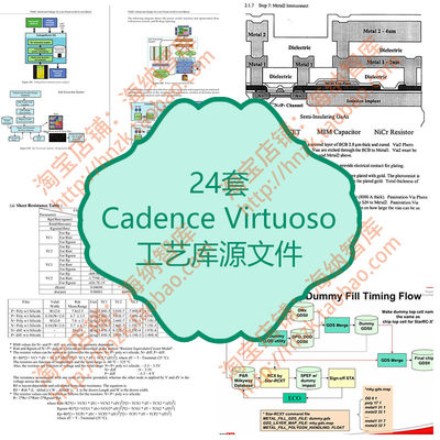 Cadence Virtuoso工艺库NCSU电路CSM数字后端库smic库OA库tsmc