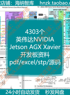 英伟达Jetson AGX Xavier开发板资料3D结构B02文件B03底板P2888
