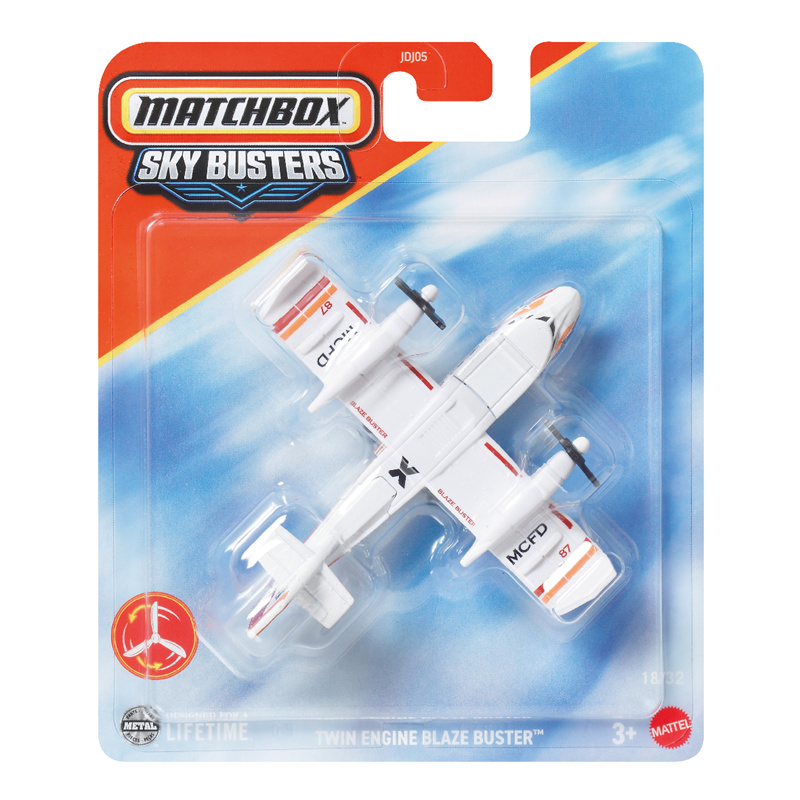 火柴盒 JDJ05 空战英豪 双引擎运输飞机  Matchbox