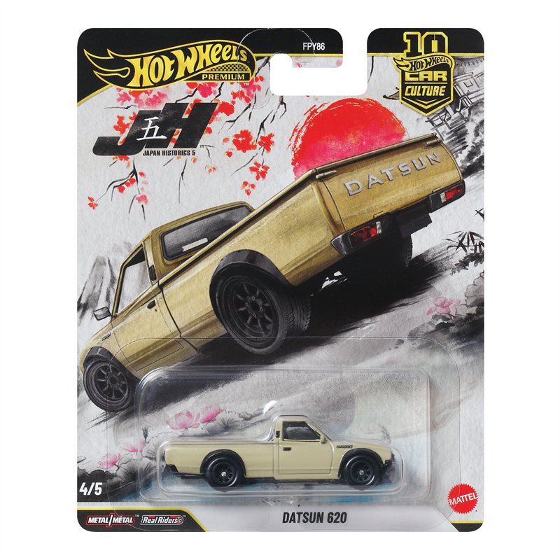风火轮 FPY86 汽车文化 日本历史五 达生 620皮卡 hotwheels