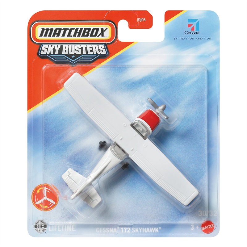 火柴盒 JDJ05 空战英豪 玩具飞机 塞斯纳 172 天空鹰 Matchbox图片