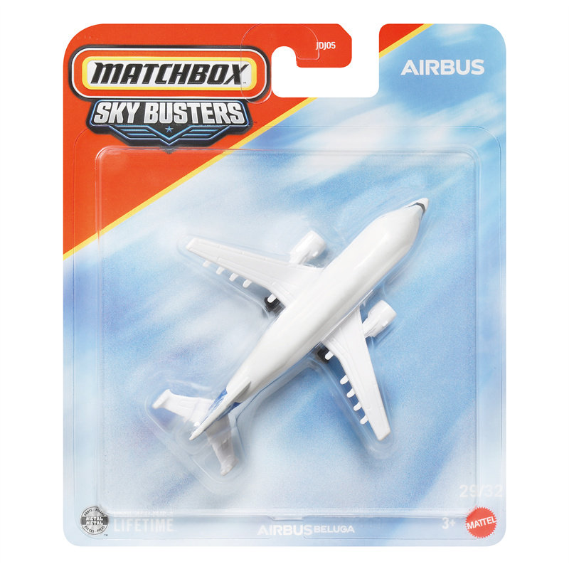 火柴盒 JDJ05 空战英豪 玩具飞机 AIRBUS 空客 大白鲸  Matchbox图片