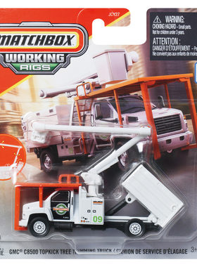 火柴盒 JCY27 工程车系列 GMC 8500 吉姆西 树木修剪车 Matchbox