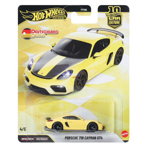 风火轮 FPY86 德国设计 保时捷 卡曼 CAYMAN GT4 hotwheels