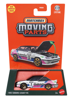 火柴盒 FWD28 活动部件 斯巴鲁 LEGACY 力狮 RS 赛车 Matchbox