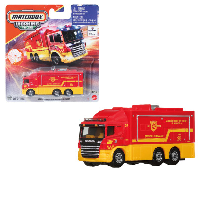 火柴盒 JCY27 合金工程车 玩具 斯堪尼亚 指挥车 Matchbox