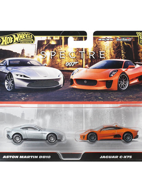 风火轮 HBL96 汽车文化双车 007 马丁 DB10 捷豹CX75 hotwheels