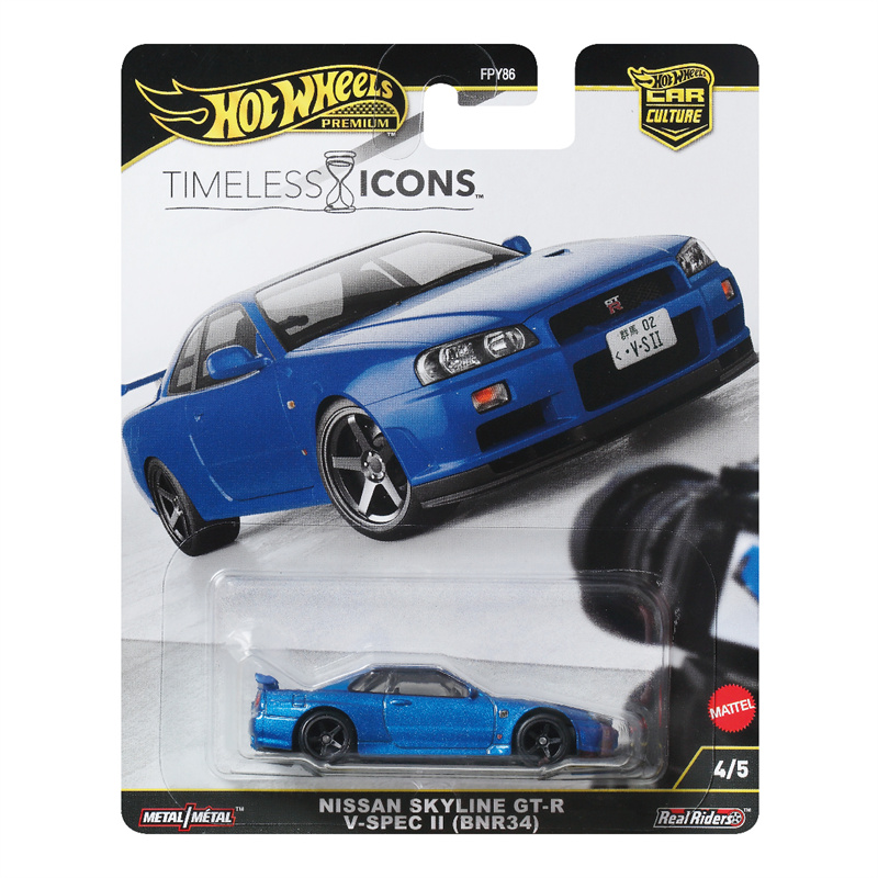 风火轮 FPY86 汽车文化 永恒经典 日产 天际线 GTR R34 hotwheels