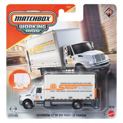 火柴盒 JCY27 工程车系列 万国 INTERNATIONAL 箱式货车 Matchbox