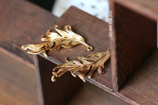 水墨音色 汉服头饰DIY 发簪步摇配件/合金凤凰小羽毛 KC金 N款入