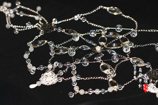 水墨音色 古装头饰 古风配饰 cos/材料包/仙剑三 夕瑶头饰plus