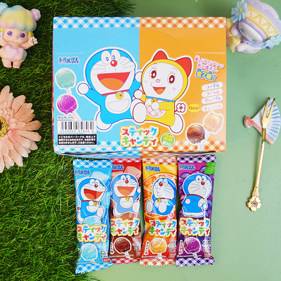 哆啦A梦棒棒糖进口日本水果味