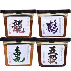 日本原装进口味增酱日式味增汤即食龙龟五谷鹤味噌酱带气阀无添加