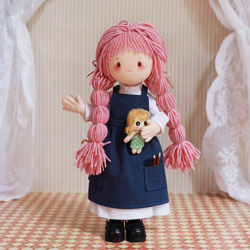 雪朴朴关节娃娃手工diy材料包