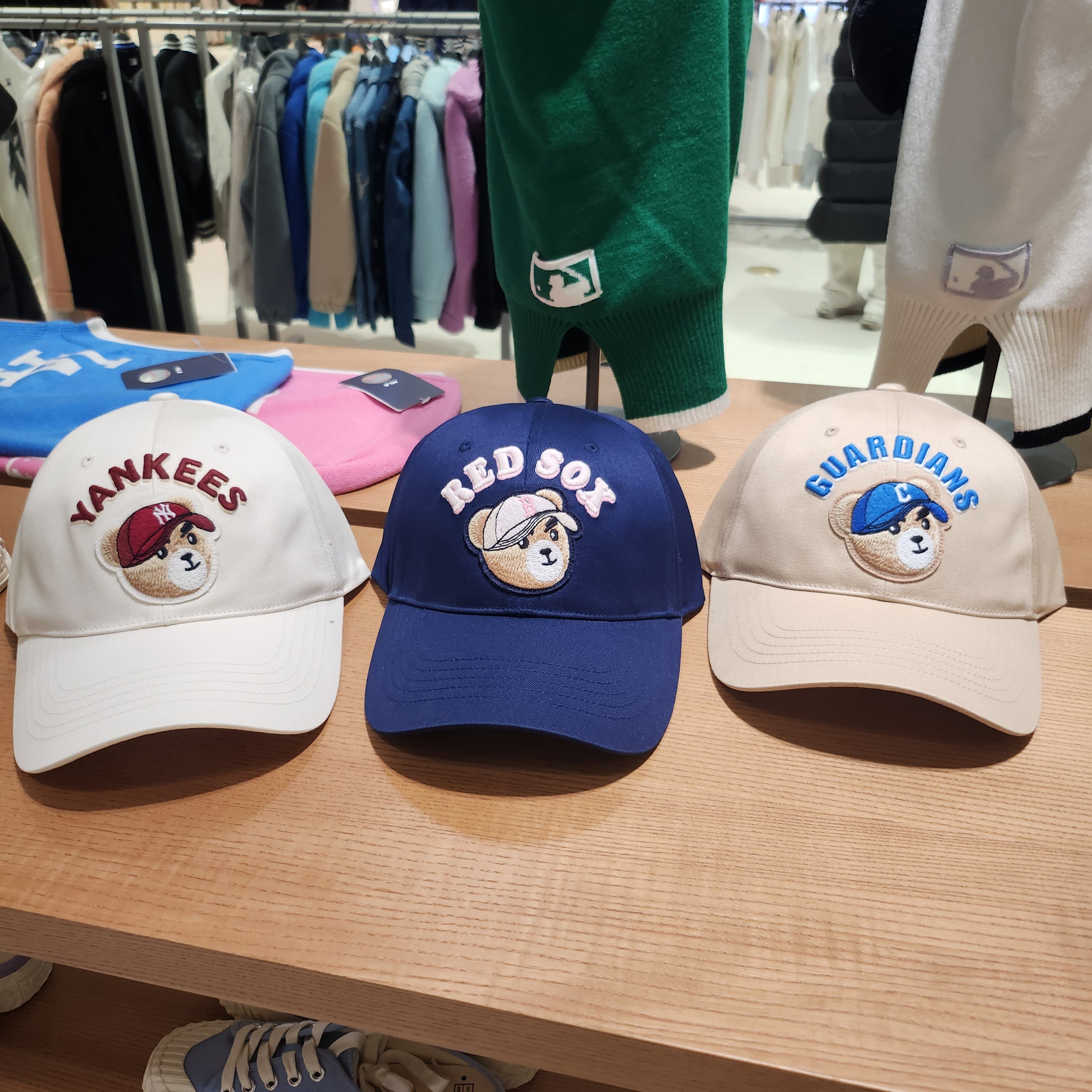 逛街帽子MLB棒球帽男女款可爱风