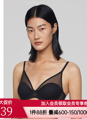 爱慕·CHUANG内衣女软钢托薄模杯大胸显小CA111351