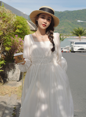 现货【 032 - P115 - K168 】 春秋新款 度假风 天丝面料连衣裙