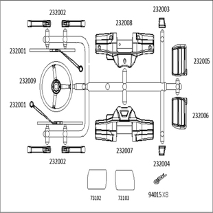 CROSSRC 攀爬车大狮子 EMOX2车身装饰件  CS-97401151
