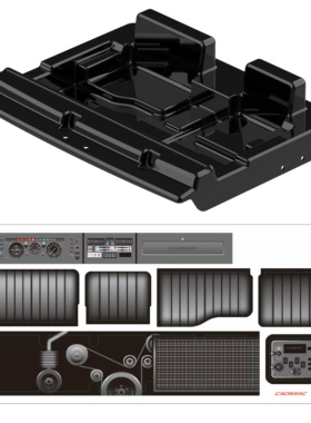CROSSRC EMO X6 XL3黑色攀爬车仿真内饰248002  CS-97401586
