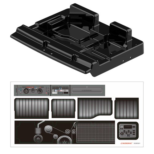 EMOX6XL3黑色攀爬车仿真内饰