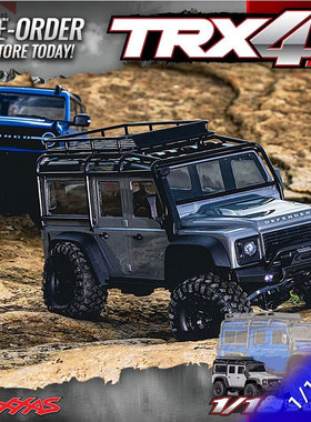 Traxxas仿真1/18迷你TRX4M路虎烈马遥控电动攀爬车越野车97054-1