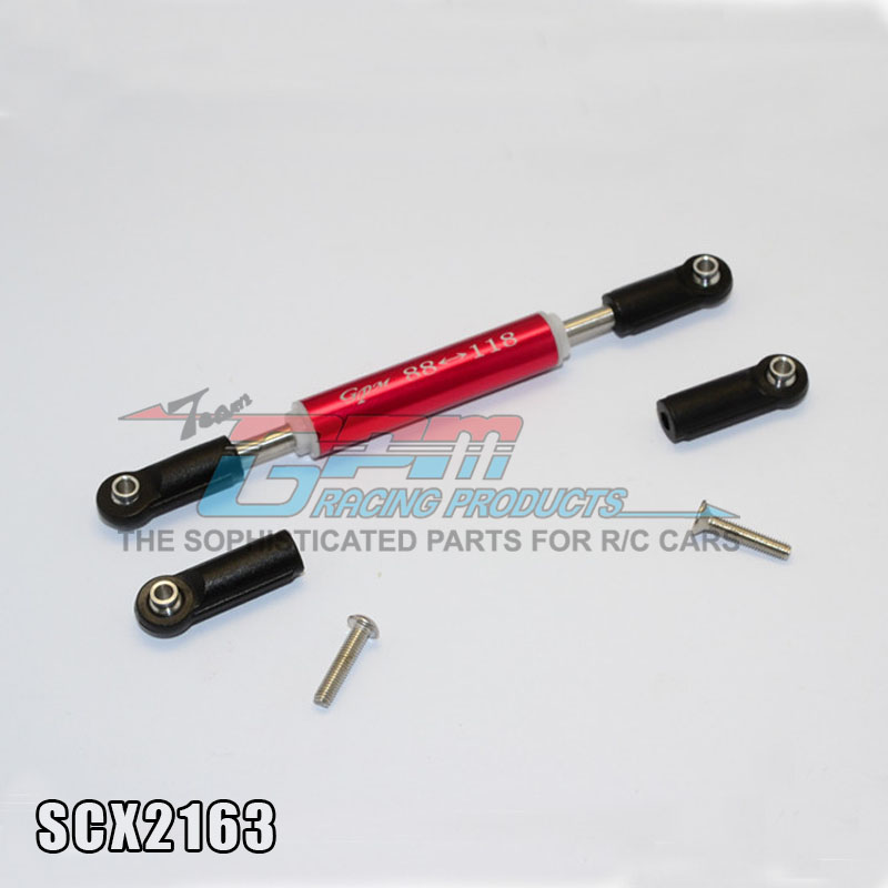 GPM改装AXIAL SCX10 II 仿真jeep仿真金属前支撑可伸缩拉杆