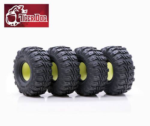 TRX4老虎狗1.9寸超软攀爬轮胎