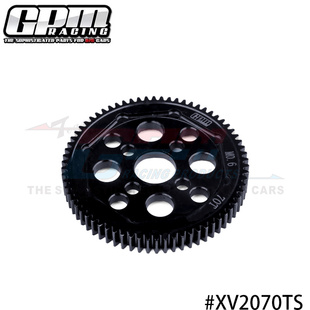 TAMIYA 02中碳钢 拉力车XV M0.6高速直轴齿轮70T GPM