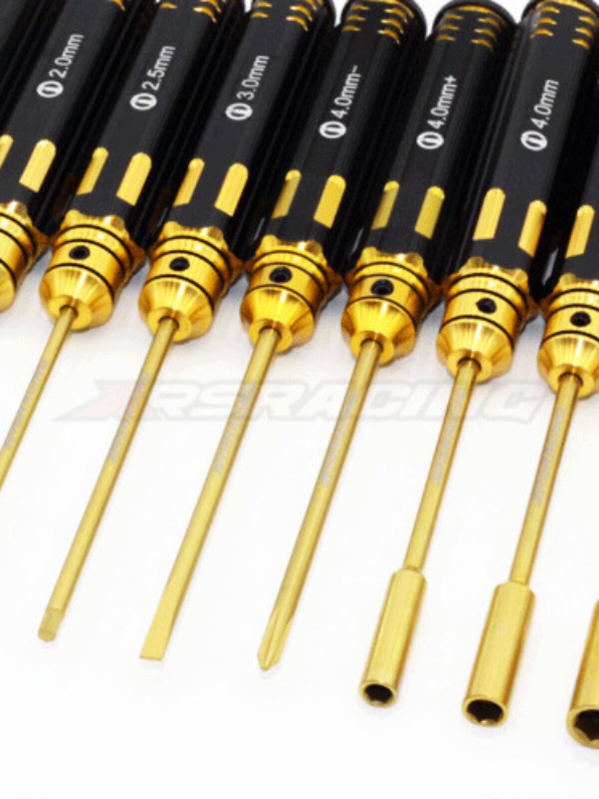 XRSRACING 블랙 골드 육각 핸들 모델 RC 도구 육각 드라이버 렌치 소켓 다양한 모델