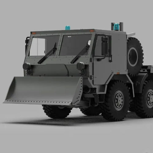 太拖拉CUB3攀爬车车头机械前铲