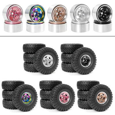 1.9寸仿真攀爬车金属五星轮毂