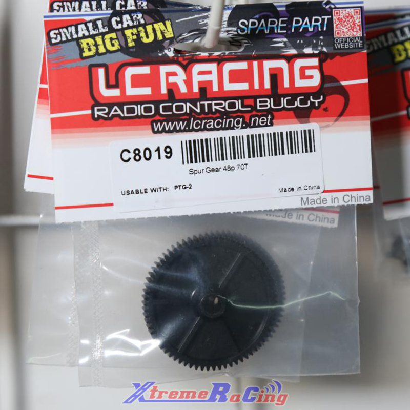 LC RACING 拉力 PTG-2 1/10电动拉力车架 配件 48P 70T大齿 C8019