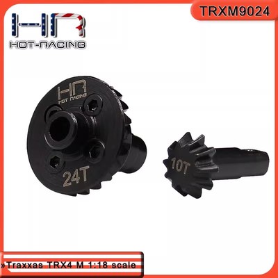 TRX4M40铬钢后差速器伞齿10/24T